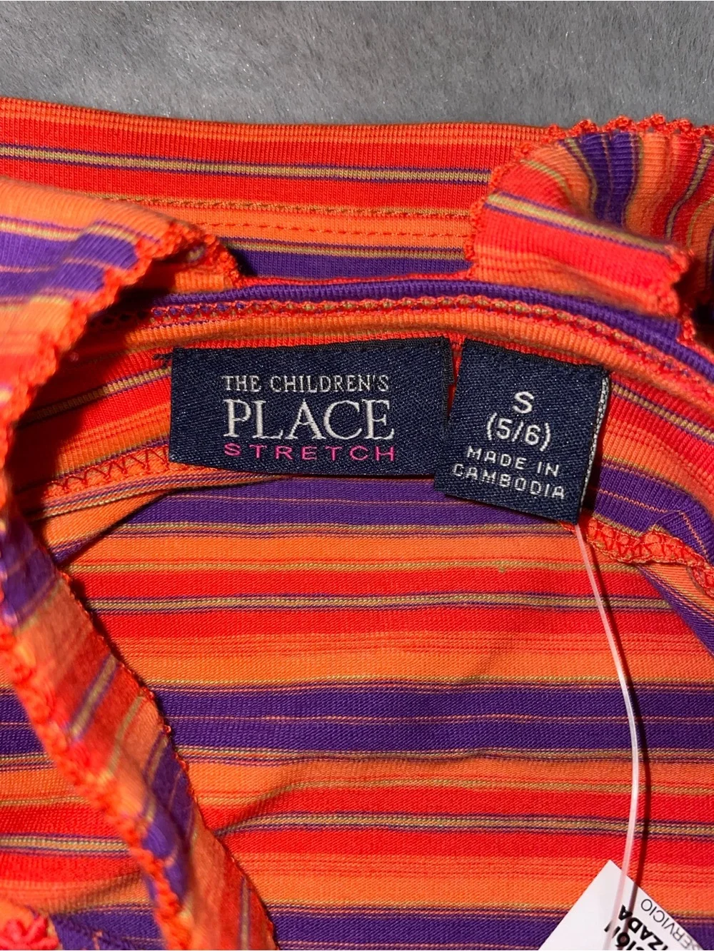 ☀️NWT Kids' Pink & Orange Striped Tank Tops - Pack of 2